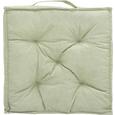 Boxkissen Nora in Hellgrün ca. 40x40x7cm - Hellgrün, MODERN, Textil (40/40/7cm) - MÖMAX modern living