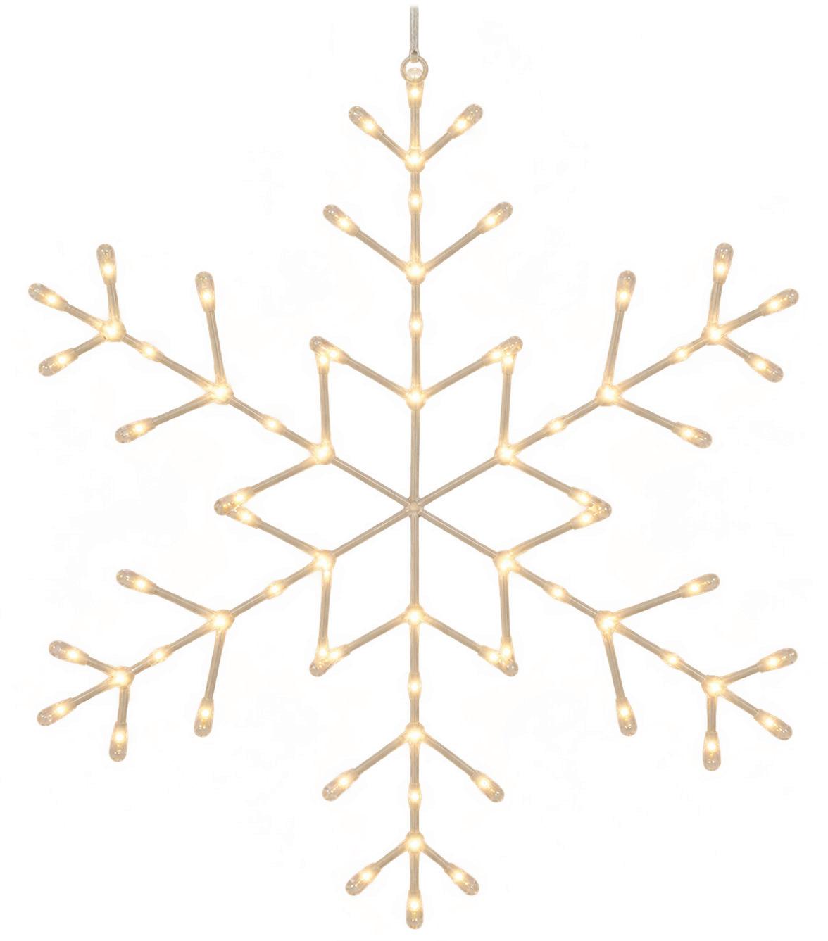 Außenleuchte Snowi Weiß - Weiß Hochglanz/Weiß, MODERN, Kunststoff (53/0,6/60cm)