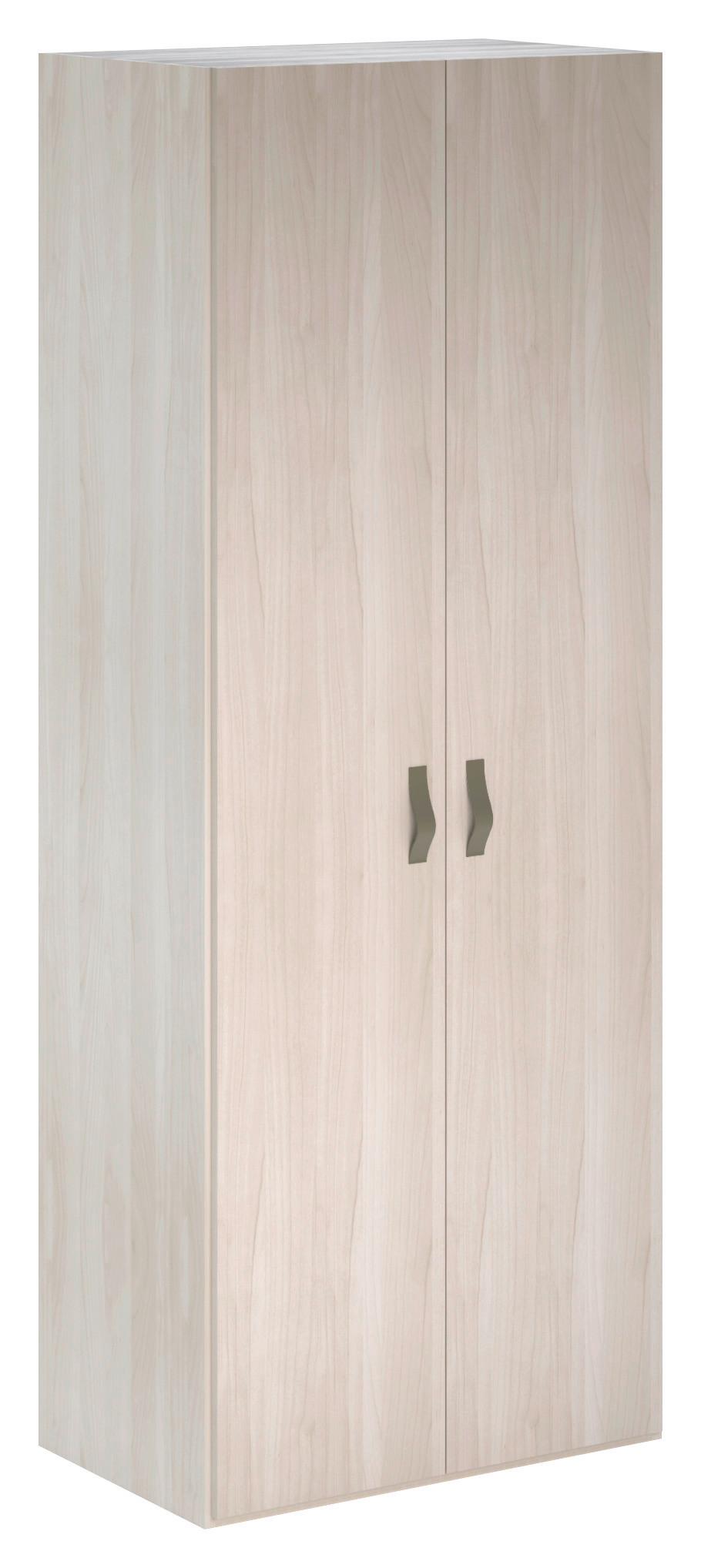 Ormar S Klasičnim Vratima Sephora - boje srebrnog hrasta/maslinasto zelena, Moderno, drvo/plastika (88/238/55cm) - Modern Living