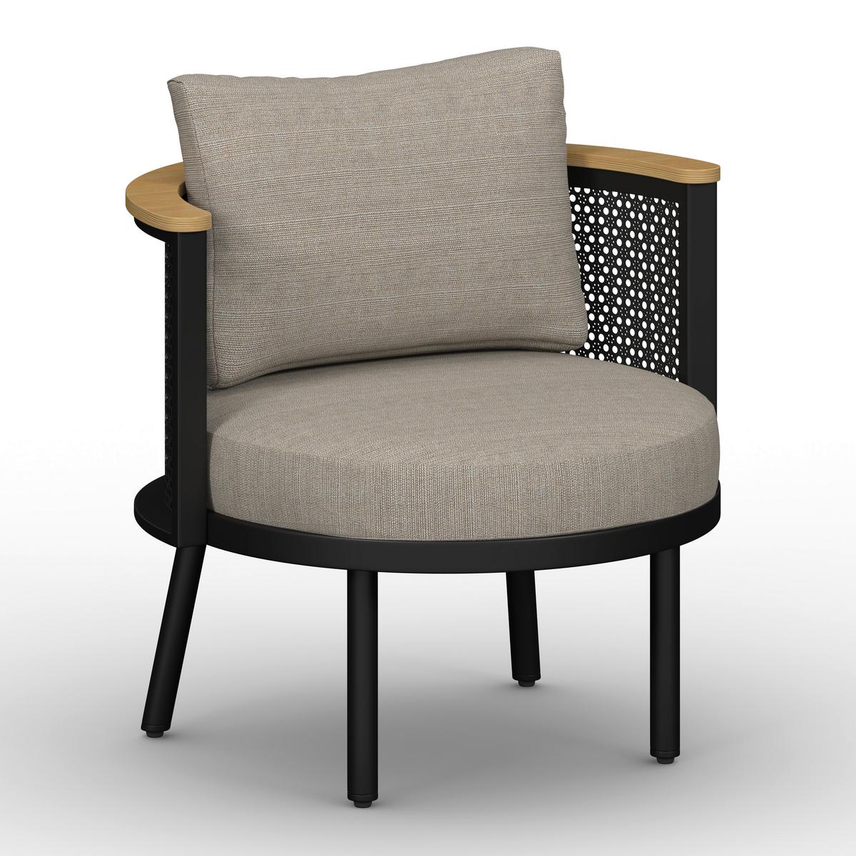 Dining-Loungeset Lissa Beige Outdoorstoff/Metall/Polywood - Dunkelgrau/Beige, MODERN, Kunststoff/Textil - Bessagi Garden