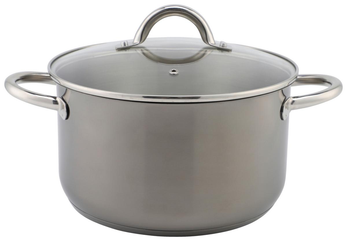 Főzőedénykészlet Ew-Ts-8040s - fekete, Basics, üveg/fém - Echtwerk