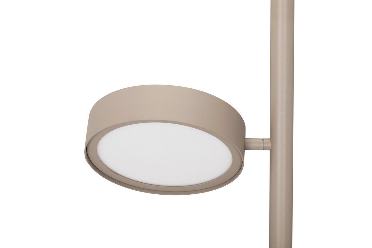 LAMPA STOJĄCA LED BELLEVUE - kolor piaskowy, Design, metal (43/28/162cm) - Dieter Knoll