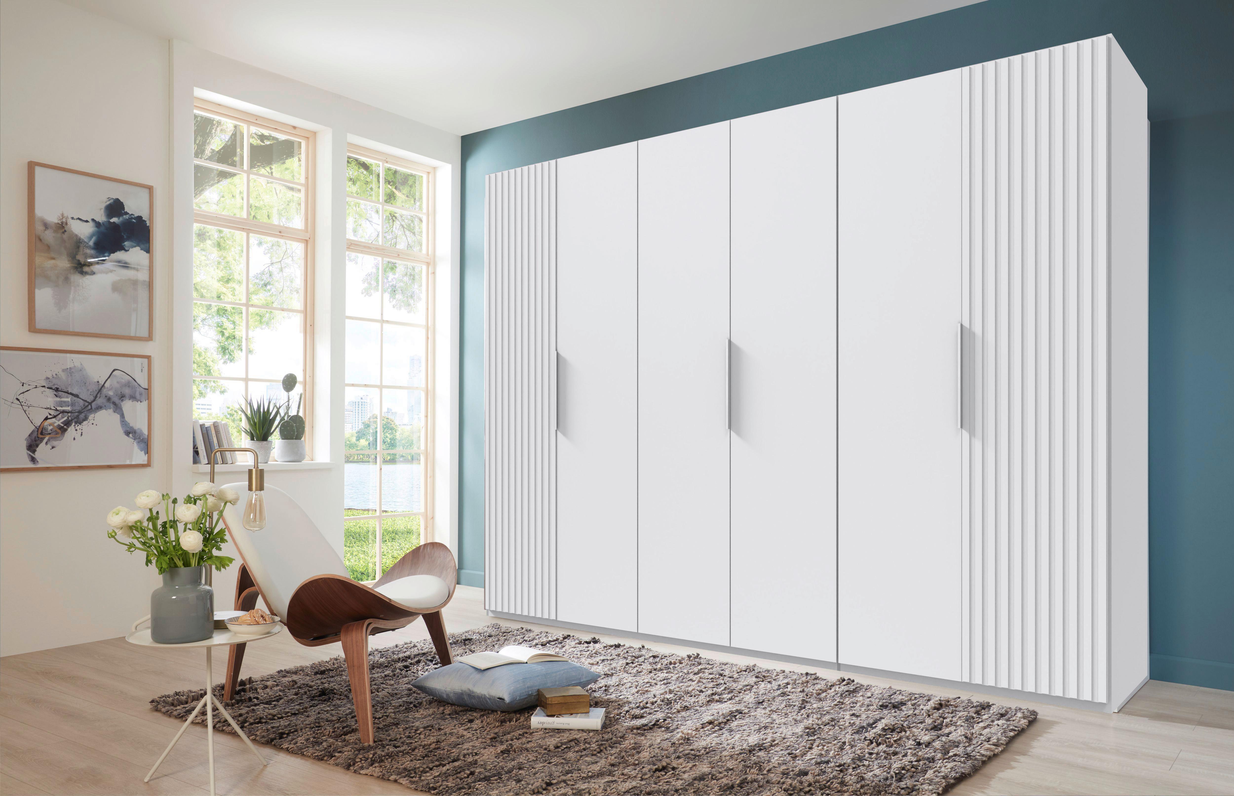 DULAP USI ROTATIVE ANDORRA - alb, Modern, material pe bază de lemn (300/216/58cm) - Modern Living