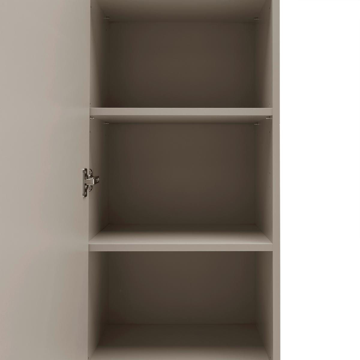 Hängeelement Siena Kaschmir - Chromfarben/Kaschmir, MODERN, Glas/Holzwerkstoff (45/149/32cm) - Premium Living