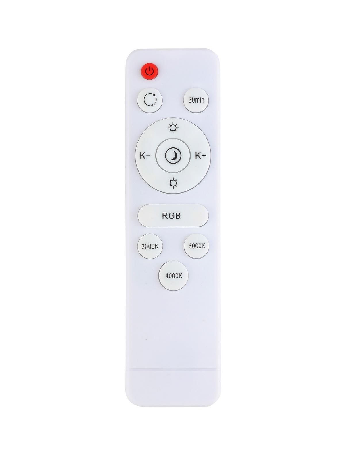 LED Smart Mennyezeti Lámpa Mirsada - fekete/fehér, műanyag/fém (40/9cm) - Premium Living