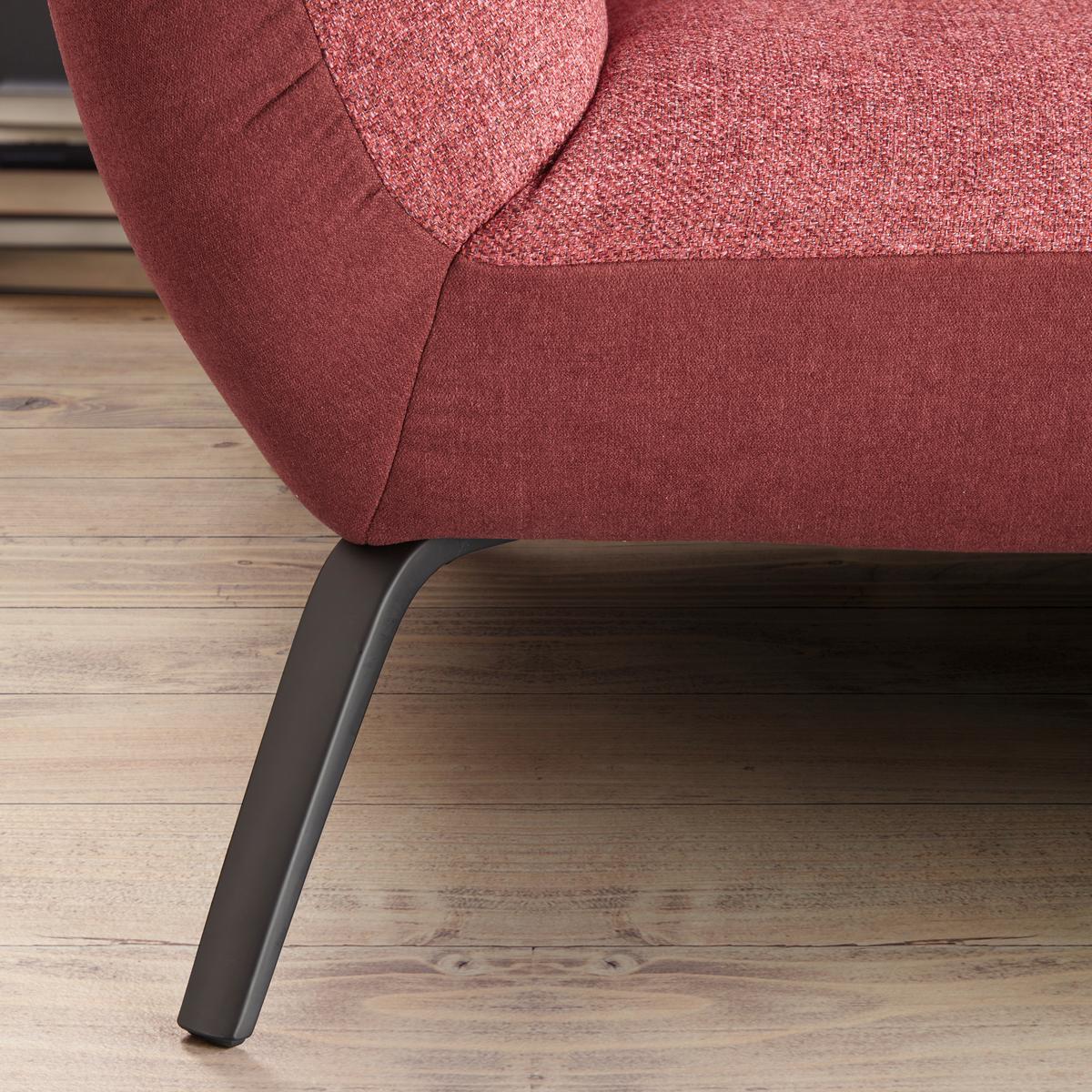 Bigsofa Trendy Bordeaux - Bordeaux/Rot, MODERN, Holzwerkstoff (260/93/124cm) - Premium Living