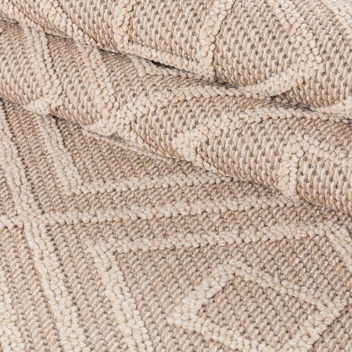 Outdoorteppich Patara Beige ca. 140x200cm - Beige, Design, Textil (140/200cm) - Novel