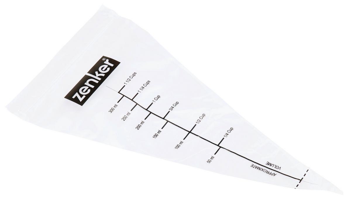 Spritzbeutel Candy Transparent - Transparent, KONVENTIONELL, Kunststoff (33/15cm) - Zenker
