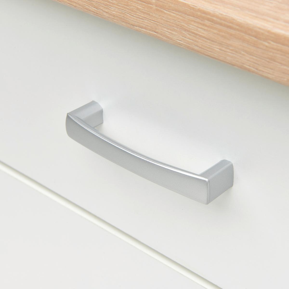 Küchenblock Economy mit Geräte Weiß/Eiche ca. B: 270 cm - Eichefarben/Weiß, Basics, Holzwerkstoff (270cm) - Respekta