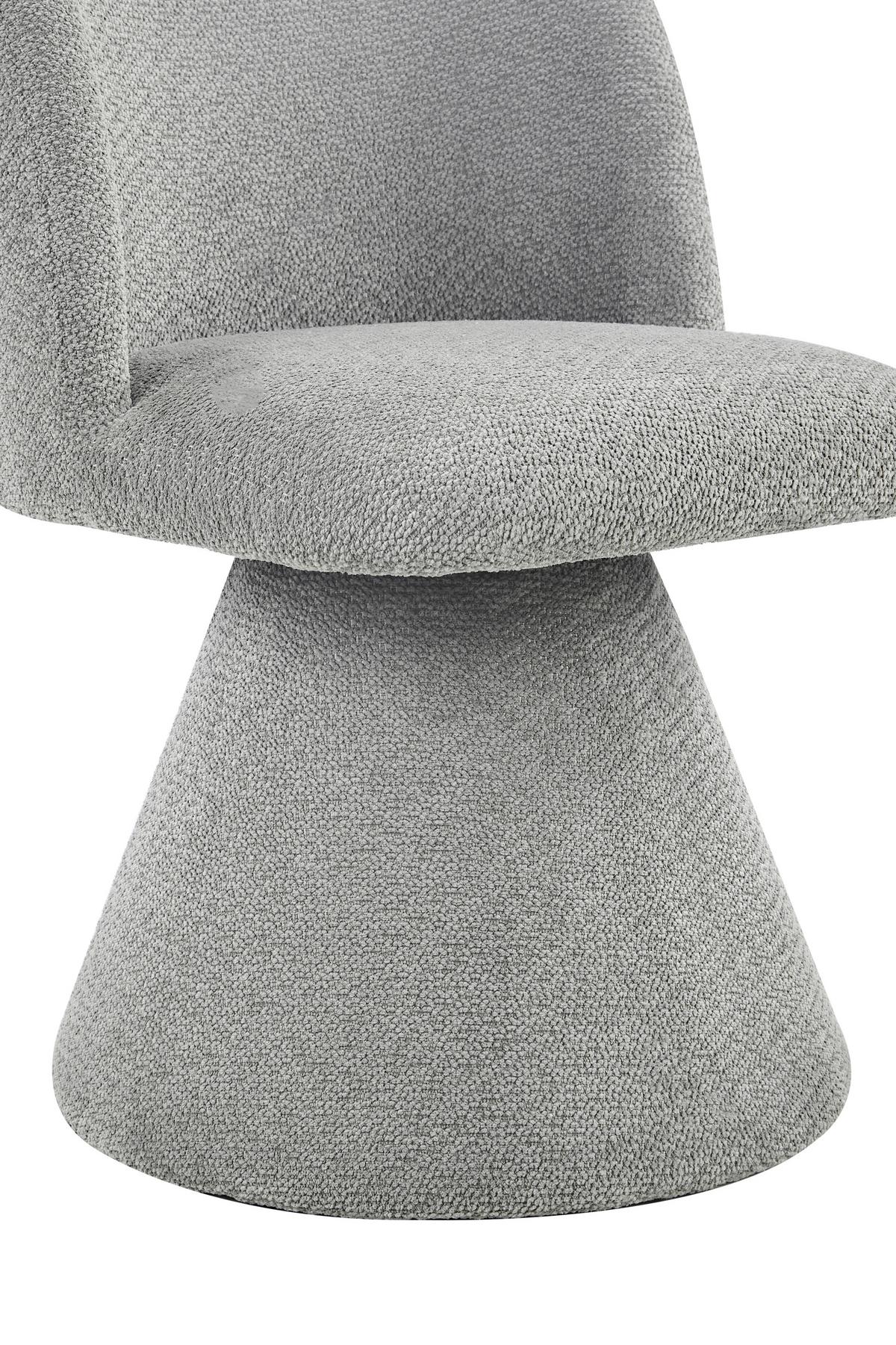 STUHL-SET BARI II S 2ER-SET - Grau, MODERN, Textil/Metall (54/84/61cm) - MID.YOU