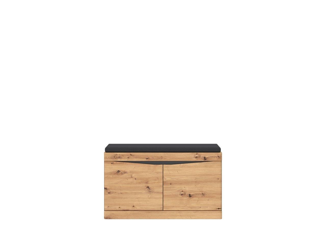 Bancă pentru hol TURINO - Modern, material pe bază de lemn (86/49/39,9cm) - Modern Living