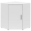 Eckkommode Multistauraum Weiss - Weiss/Anthrazit, Modern, Holzwerkstoff/Kunststoff (71,5/83/71,5cm) - Premium Living