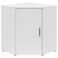 Eckkommode Multistauraum Weiss - Weiss/Anthrazit, Modern, Holzwerkstoff/Kunststoff (71,5/83/71,5cm) - Premium Living