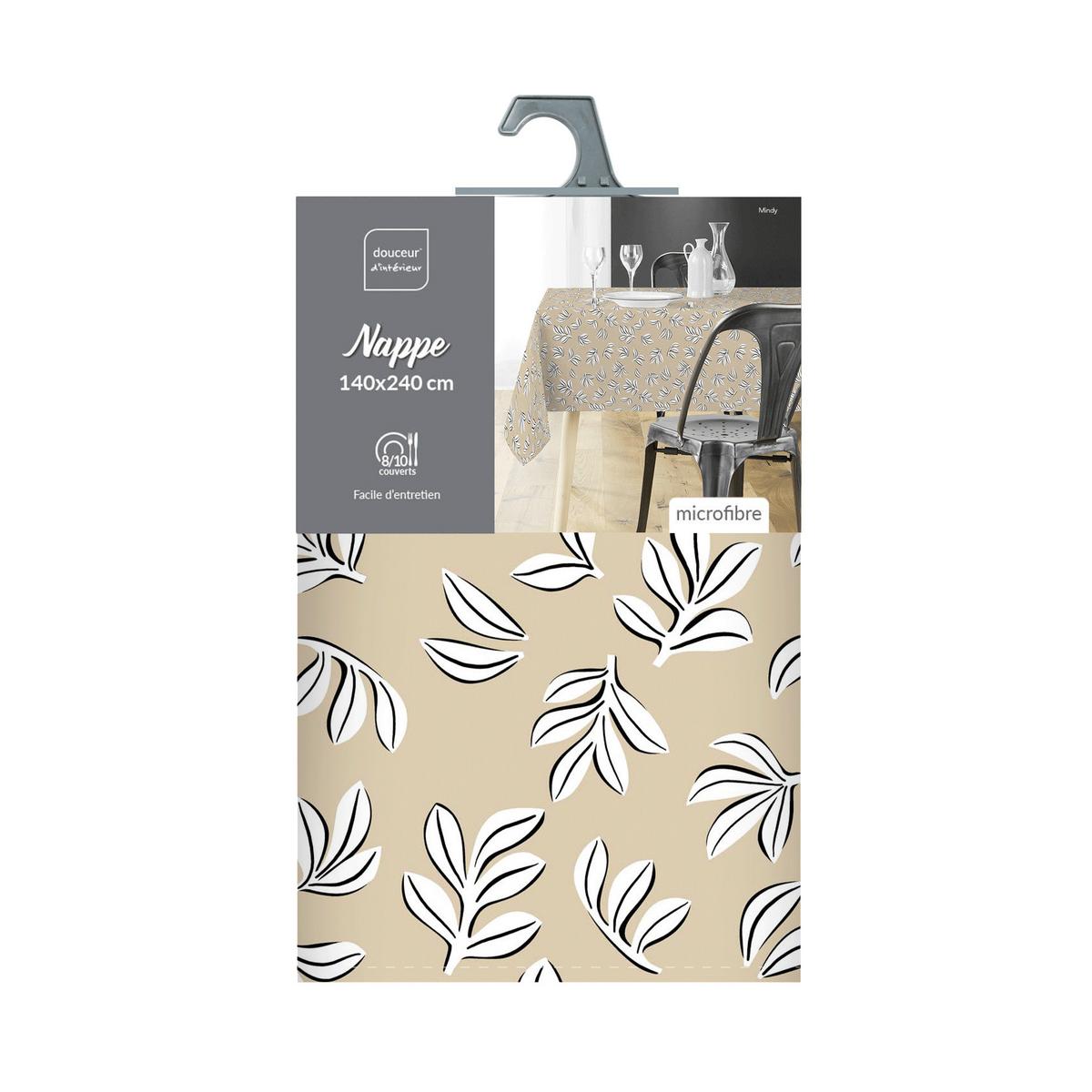 Față de masă cca. 140x240cm - bej, Basics, textil (140/240cm)