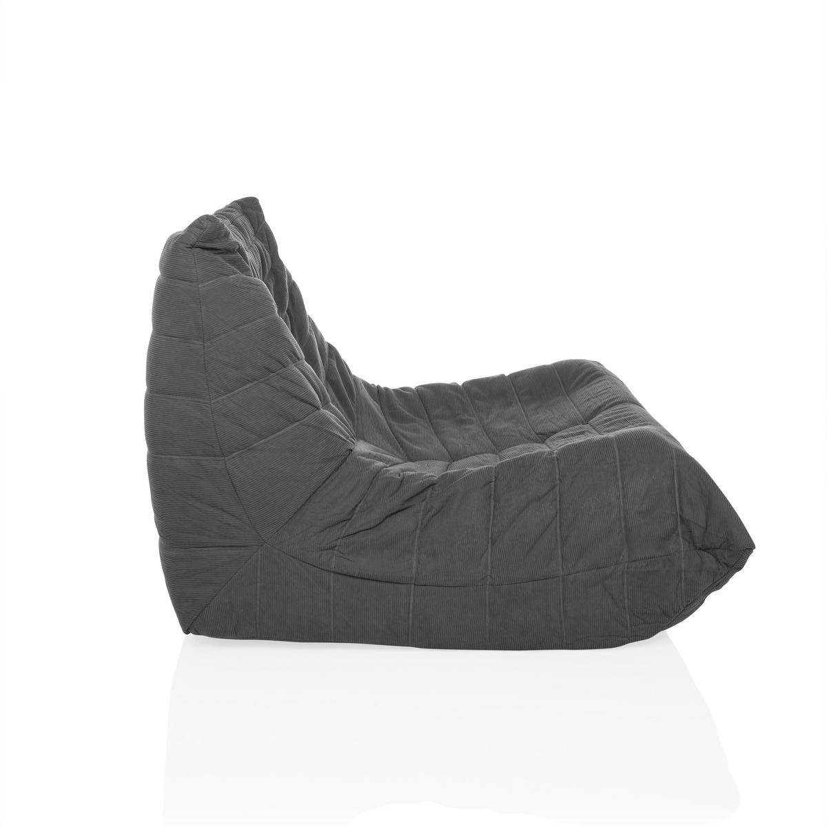 Naslanjač Sitzolo, Siva - siva, Moderno, tekstil (90/72/100cm) - MID.YOU