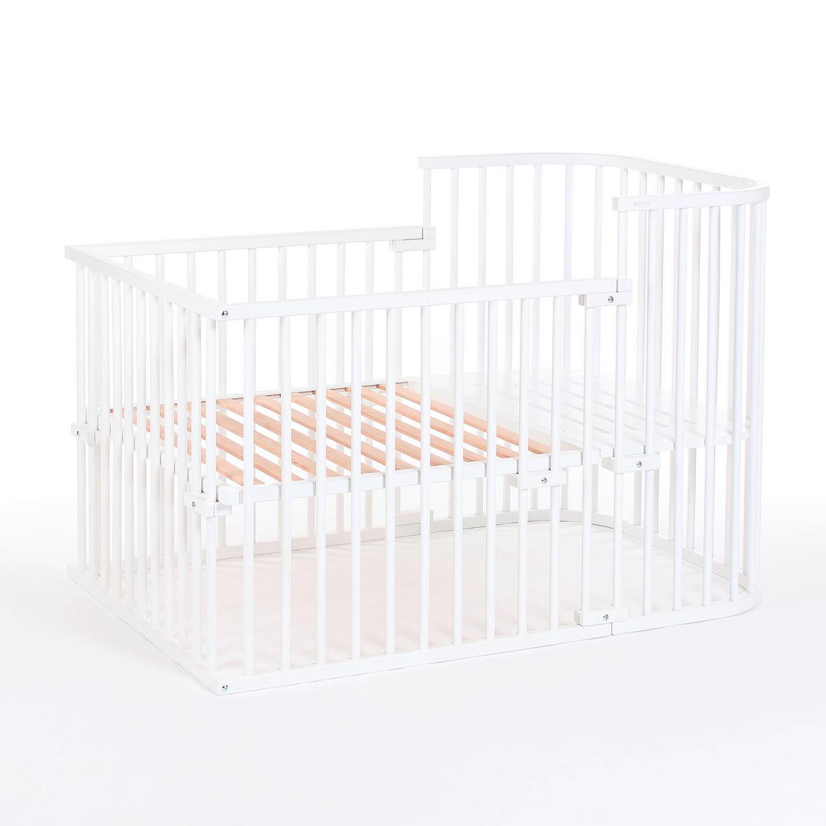 ŁÓŻKO DOSTAWNE 176102 BABYBAY - biały, Basics, drewno (95/79cm) - Babybay