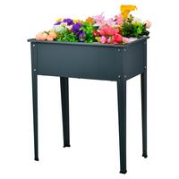 WYSOKA GRZĄDKA TYP: 69801 - antracytowy, Basics, metal (60/80/30cm)