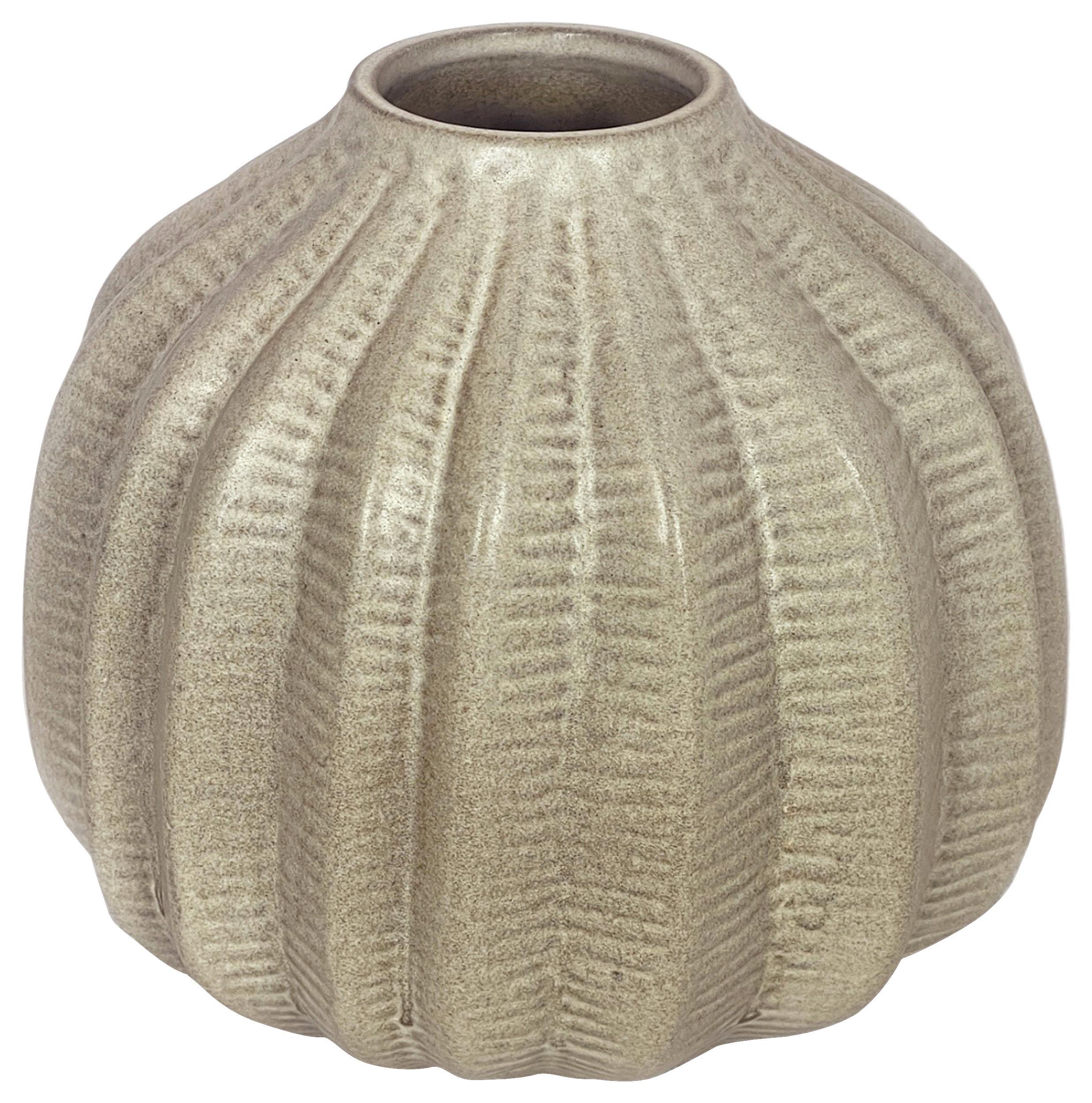 Vaza Cactus - krem barve, keramika (16/15,5cm) - Modern Living