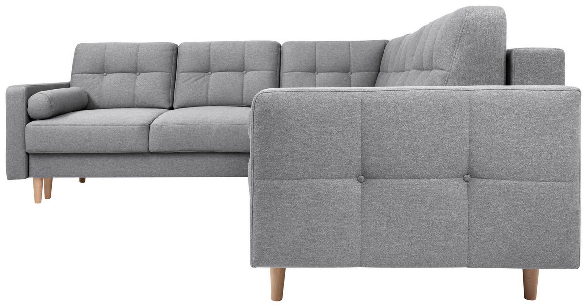 Coltar NORET - gri închis, Konventionell, textil (242/242cm) - Modern Living