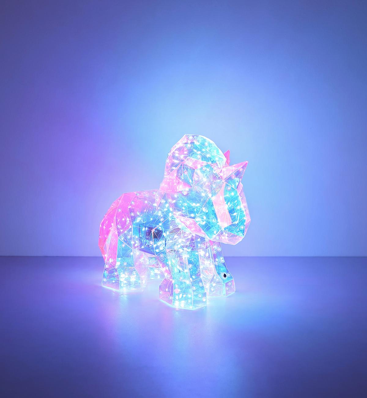 LED-TISCHLEUCHTE 28088N BRONDAR - Klar/Pink, Basics, Kunststoff (30/14/26cm) - Globo