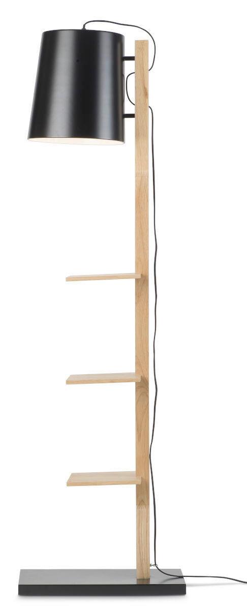 Állólámpa Cambridge/f/b - fekete, Design, fa/fém (30/168/49cm) - It's about Romi