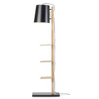 Állólámpa Cambridge/f/b - fekete, Design, fa/fém (30/168/49cm) - It's about Romi