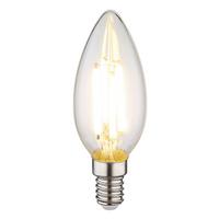 LED-Leuchtmittel 10577 max. 6 Watt - Klar, Glas/Metall (3,5/9,8cm) - Globo
