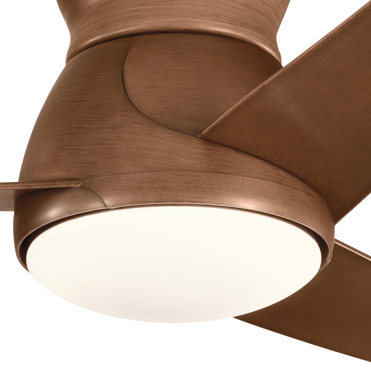 Stropni Ventilator Klf-Eris-60-Wn - boje oraha, Basics, staklo/plastika (152/29cm)