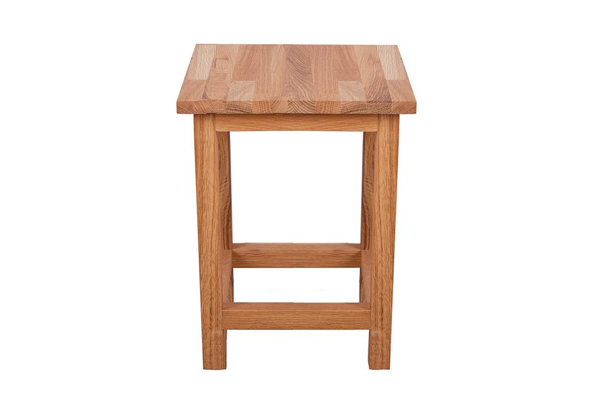 GARTENHOCKER Eichefarben H: 40 cm - Eichefarben, Basics, Holz (30/40/30cm) - Gardenson