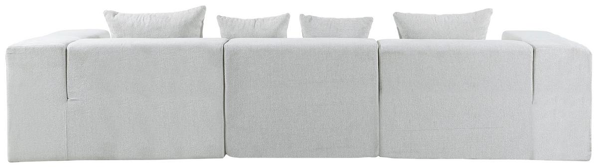 SOFA TRZYOSOBOWA VESPERA - beżowy, Design, tkanina (300/60/100cm) - P & B