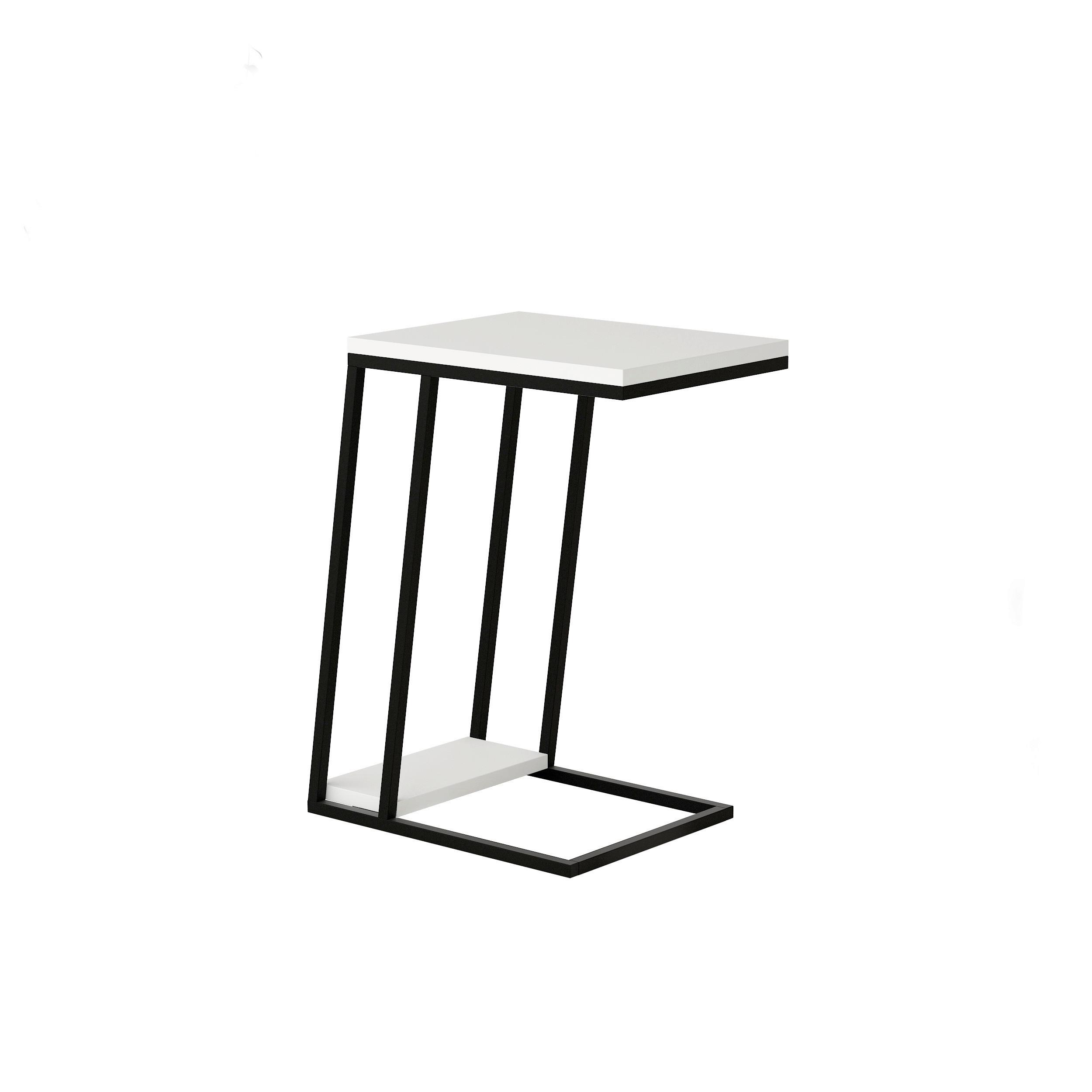 Mizica Pal, Bela - črna/bela, Design, kovina/leseni material (30/40/57cm) - Livetastic