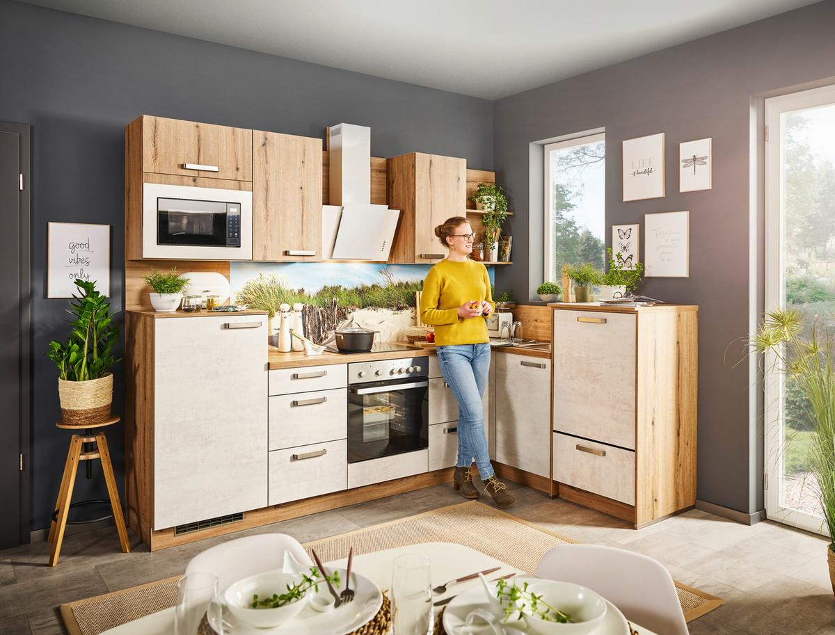 Bucătărie la comandă Plan - Modern, material pe bază de lemn (280/178cm) - Express