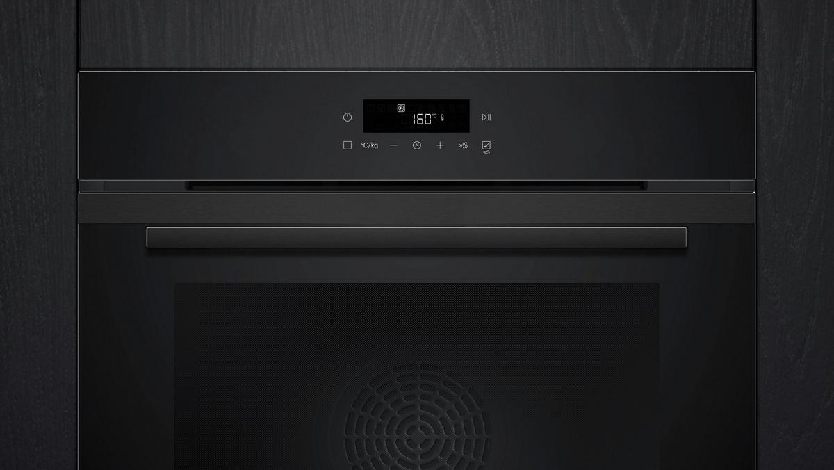 Backofenset PQ225IA00Z Schwarz - Schwarz, MODERN, Glas/Metall (59,4/59,5/54,8cm) - Siemens