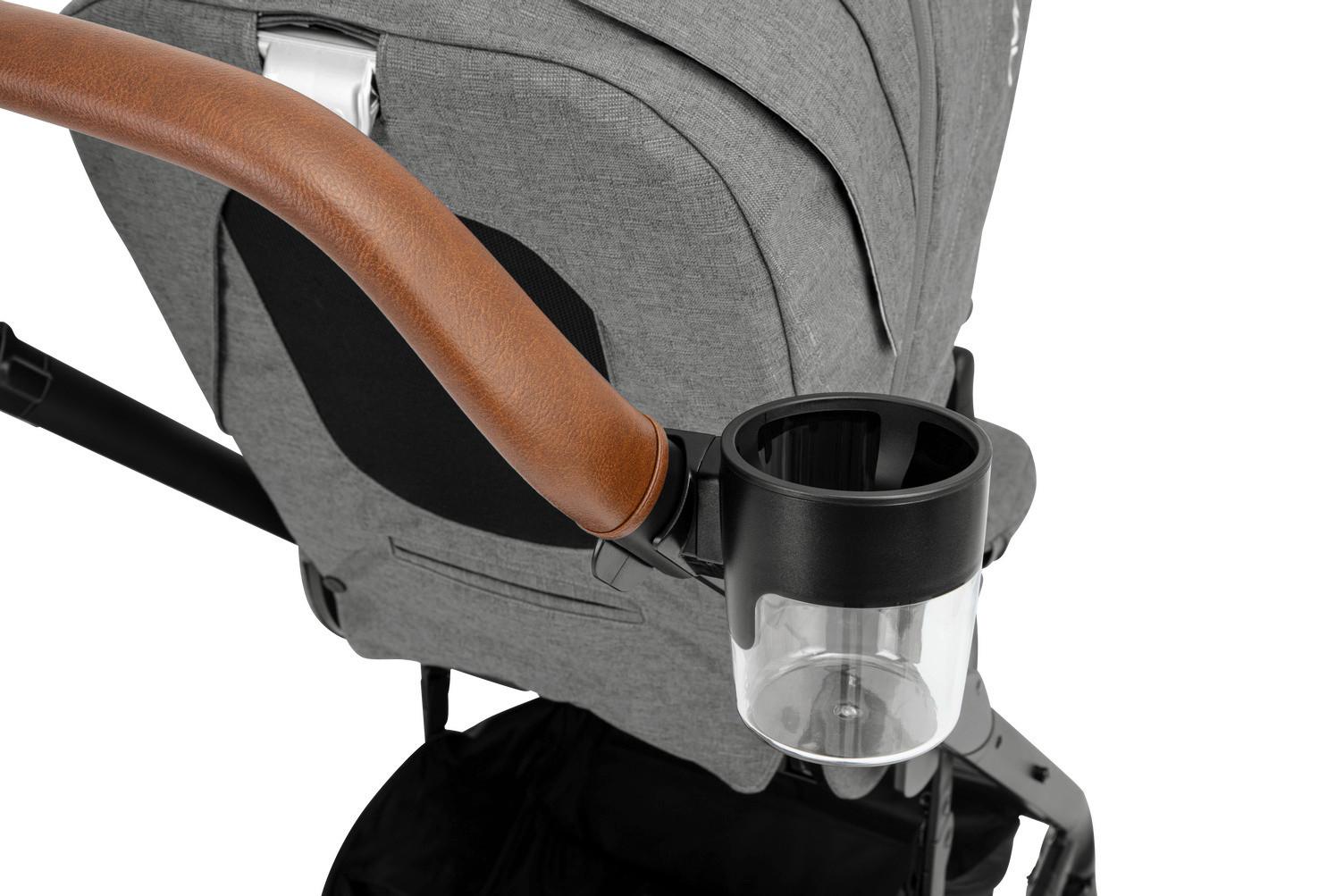 UCHWYT NA KUBEK HD14700ACS CUP HOLDER - czarny/przezroczysty, Basics, tworzywo sztuczne - Nuna