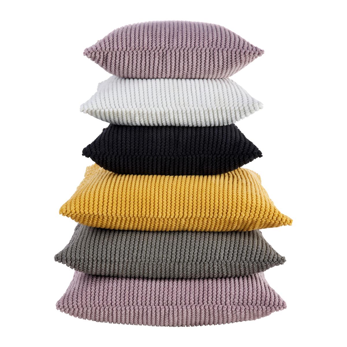 Polsterbezug Maxima Schwarz ca. 40x40cm - Schwarz, KONVENTIONELL, Textil (40/40cm) - Mömax