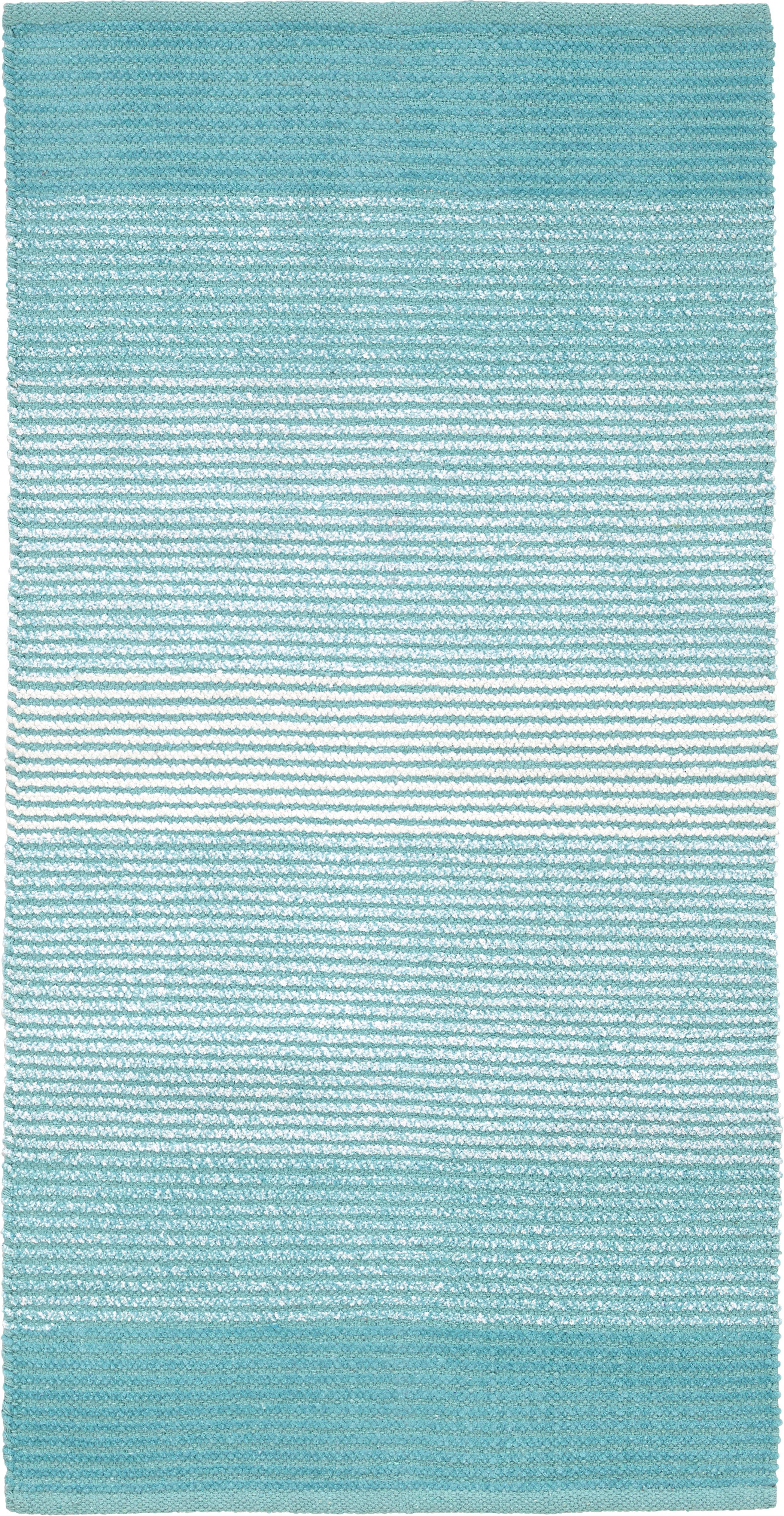 Fleckerlteppich Malto Hellblau ca. 70x140cm - Hellblau, MODERN, Textil (70/140cm) - Mömax modern living