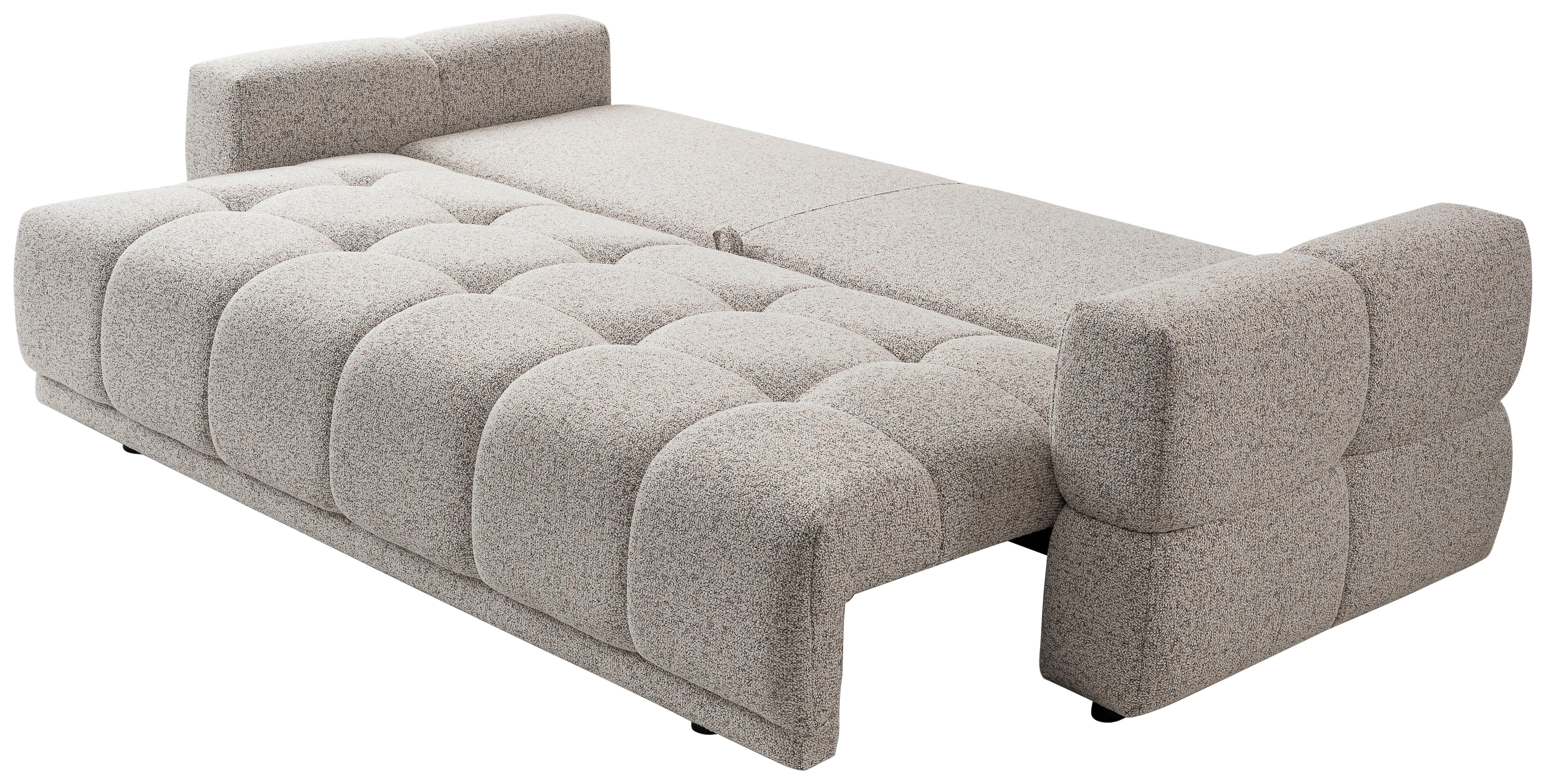 Trosjed Na Razvlačenje Dante - crna/sivo-bež, Moderno, tekstil/plastika (241/72-88/101cm) - Modern Living
