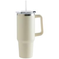 Thermobecher Betty Beige ca. 1,2 l - Beige, MODERN, Kunststoff/Metall (16.5/10/32cm) - Mömax