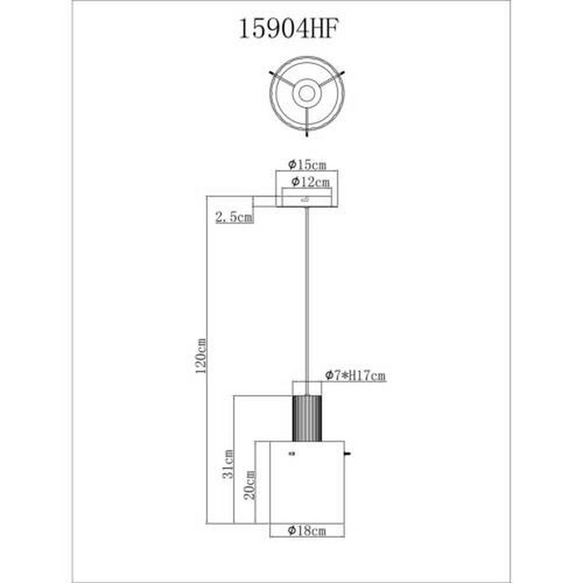 Hängeleuchte Tulivar Dunkelgrau max. 40 Watt - Dunkelgrau, KONVENTIONELL, Glas/Metall (18/120cm) - Globo