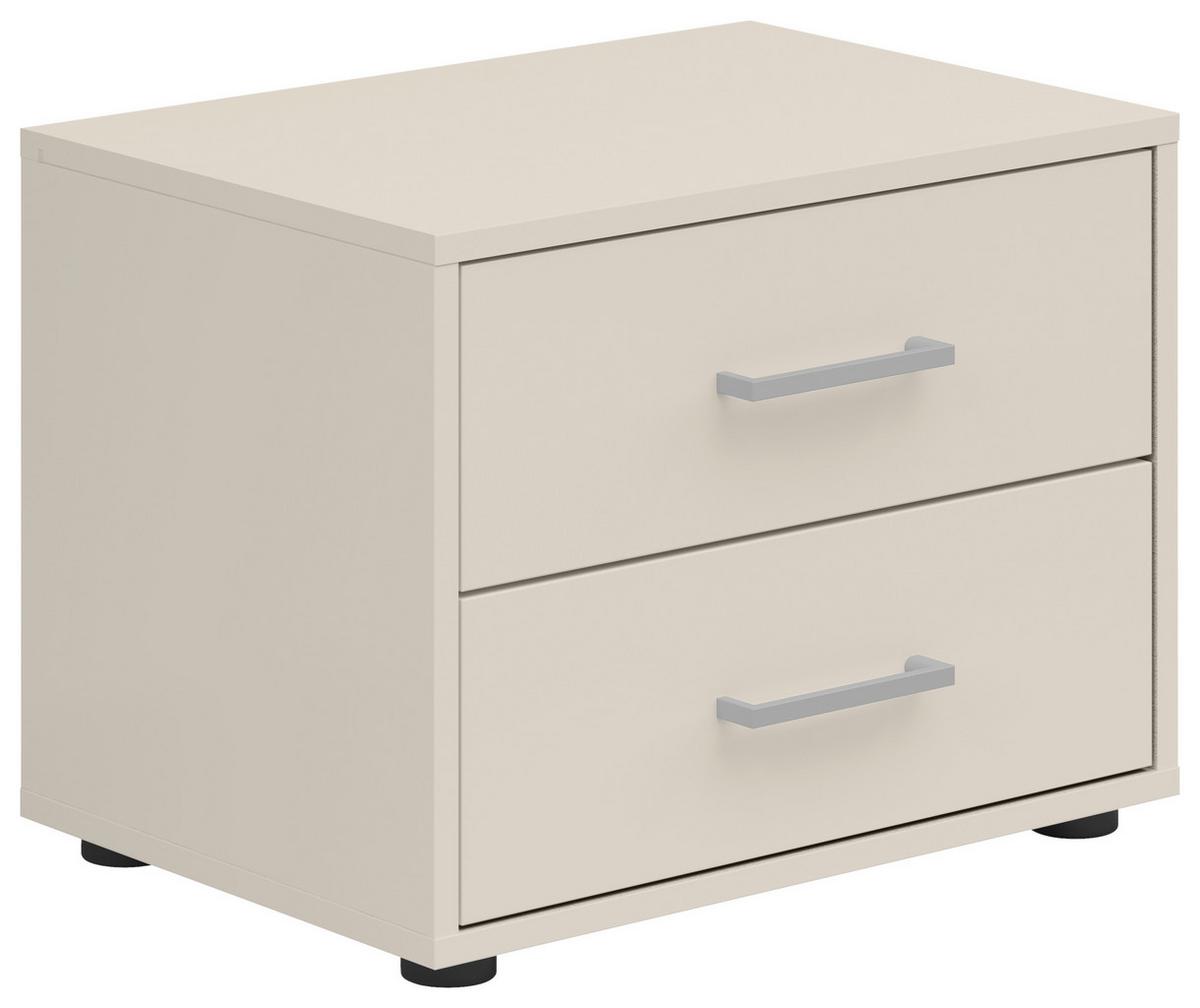 Noptieră SMART 2 - alb/cașmir, Konventionell, material pe bază de lemn (50/37,7/35cm)