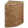 Wäschetonne Toni in Naturfarben - Naturfarben, ROMANTIK / LANDHAUS, Weitere Naturmaterialien/Textil (39/56/39cm) - MÖMAX modern living