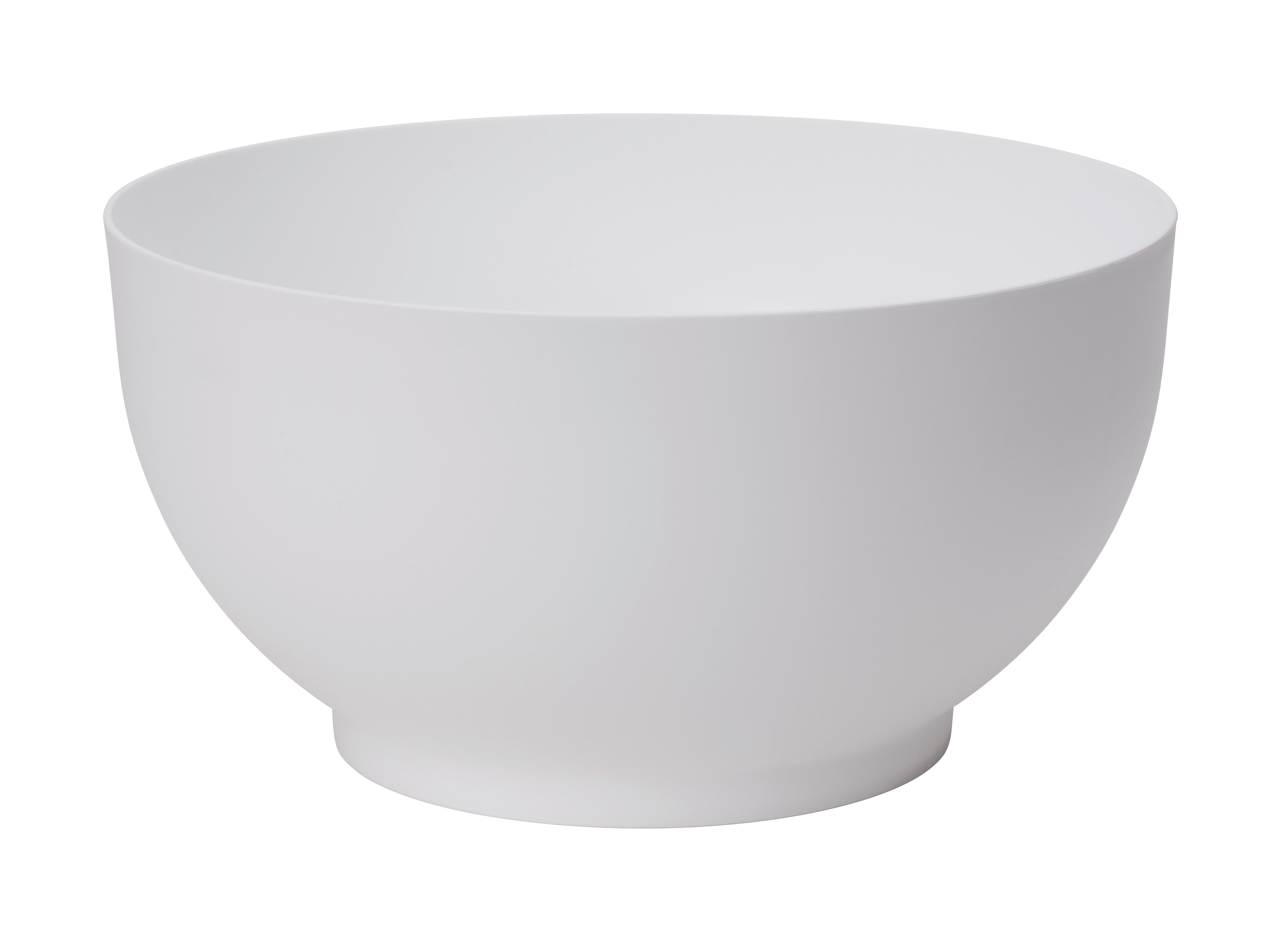 Übertopf Siena Weiß Ø ca. 29,5cm - Weiß, KONVENTIONELL, Kunststoff (29,5/15,3cm) - Mömax
