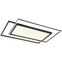 PANEL LED CONNY - czarny, Trend, tworzywo sztuczne/metal (80,8/52,8/6cm) - Novel