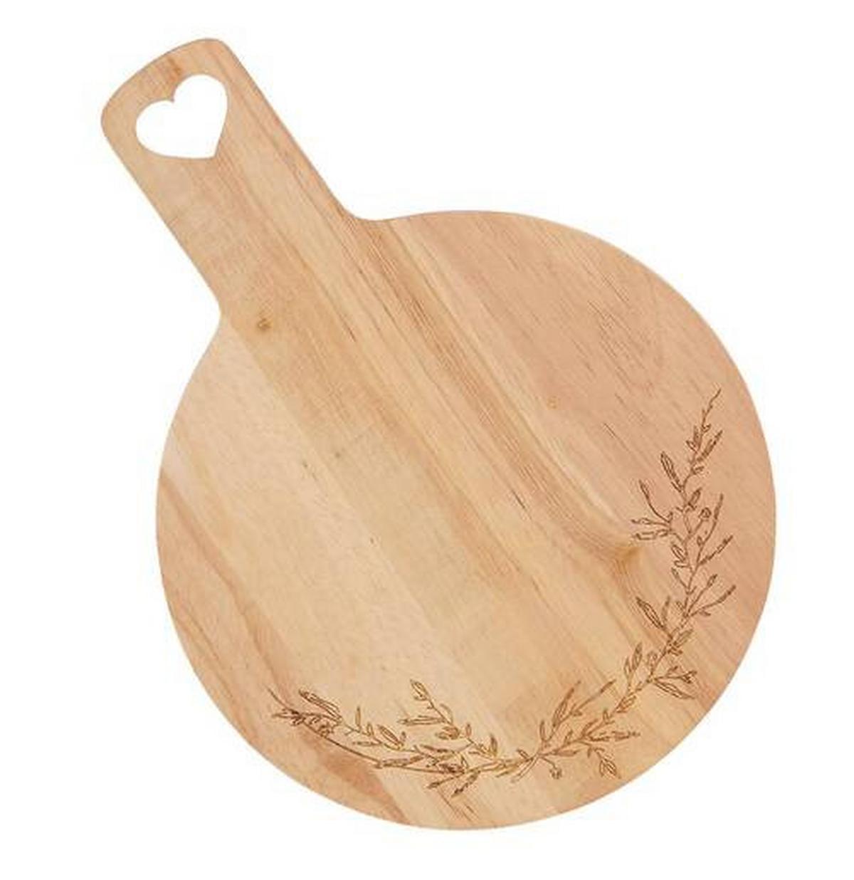 Kínálótálca Fairy Tale - natúr, Romantik / Landhaus, fa (18cm) - Zandiara
