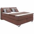 Boxspringbett in Braun ca. 180x200cm - Alufarben, KONVENTIONELL, Karton/Naturmaterialien (180/200cm) - Modern Living Boxspringbett in Braun ca. 180x200cm - Alufarben, KONVENTIONELL, Karton/Naturmaterialien (180/200cm) - Modern Living