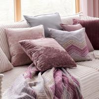 Kuscheldecke ZickZack Weiß/Beere ca. 130x170cm - Beere/Weiß, MODERN, Textil (130/170cm) - Mömax