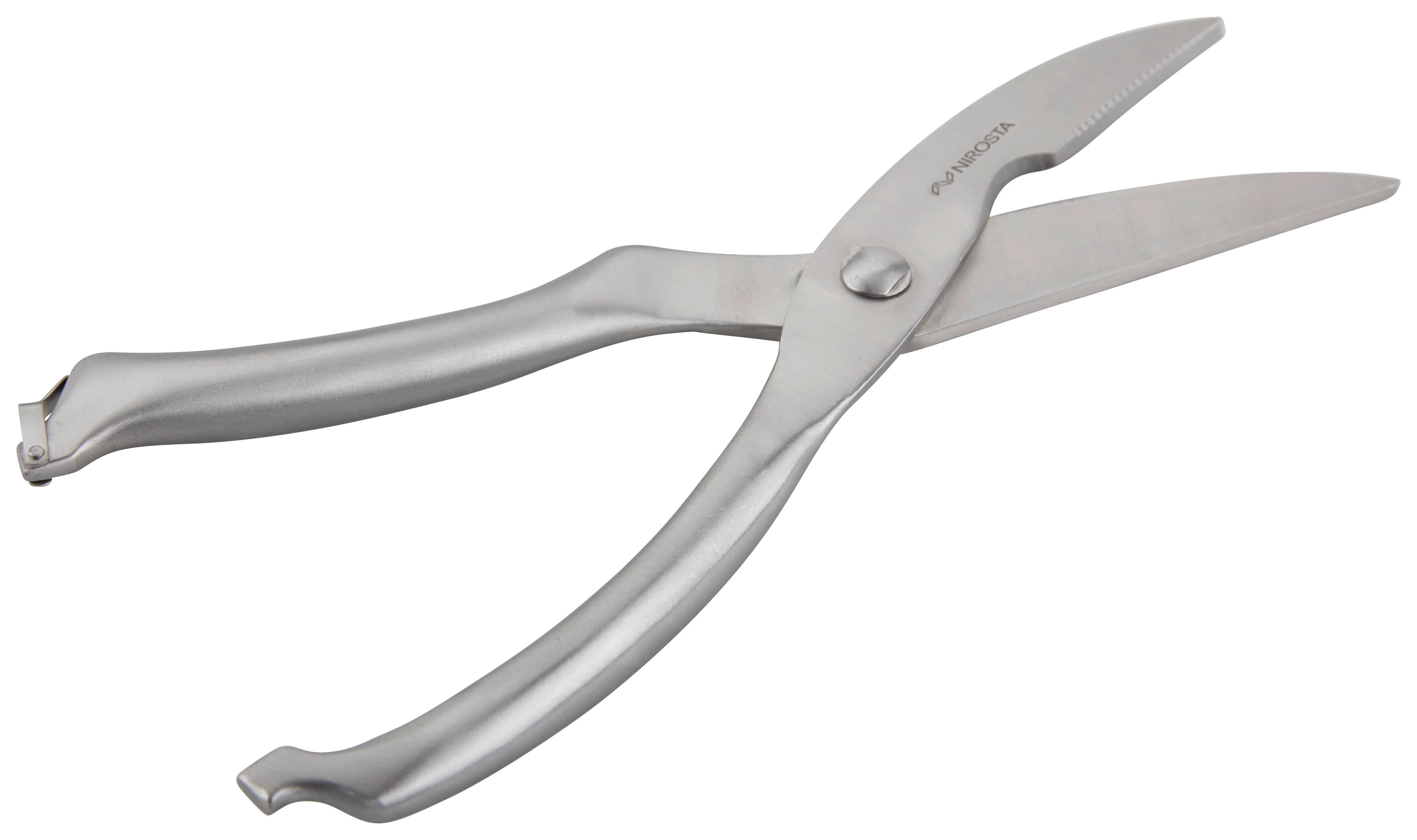 Foarfecă de tăiat carne Fackelmann - argintiu, metal (24cm) - Modern Living