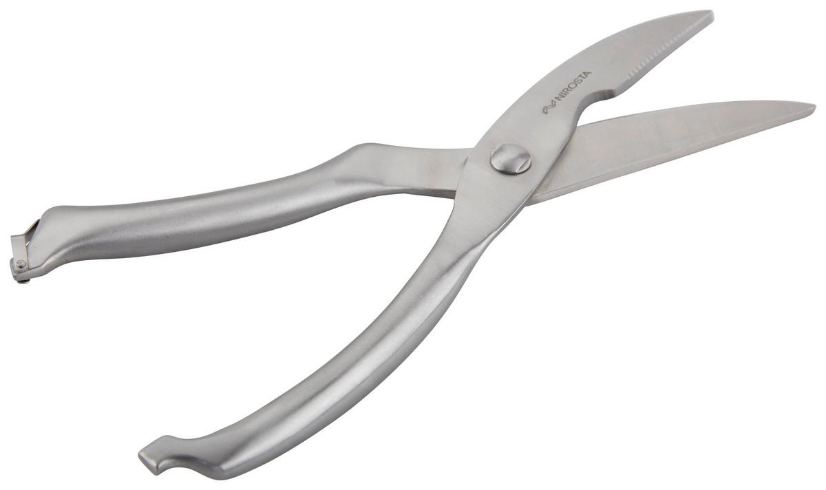 Foarfecă de tăiat carne Fackelmann - argintiu, metal (24cm) - Modern Living