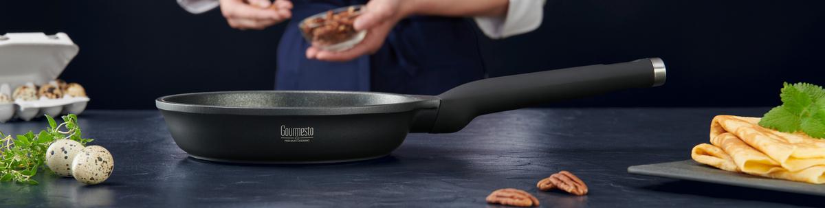 Tava Black Line 20 Cm - crna, Konvencionalno, metal/plastika (20/4,5cm) - Gourmesto