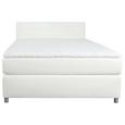 Postelja Boxspring Ascari - aluminij/bela, Moderno, umetna masa/tekstil (140/200cm) - Mömax modern living Postelja Boxspring Ascari - aluminij/bela, Moderno, umetna masa/tekstil (140/200cm) - Mömax modern living